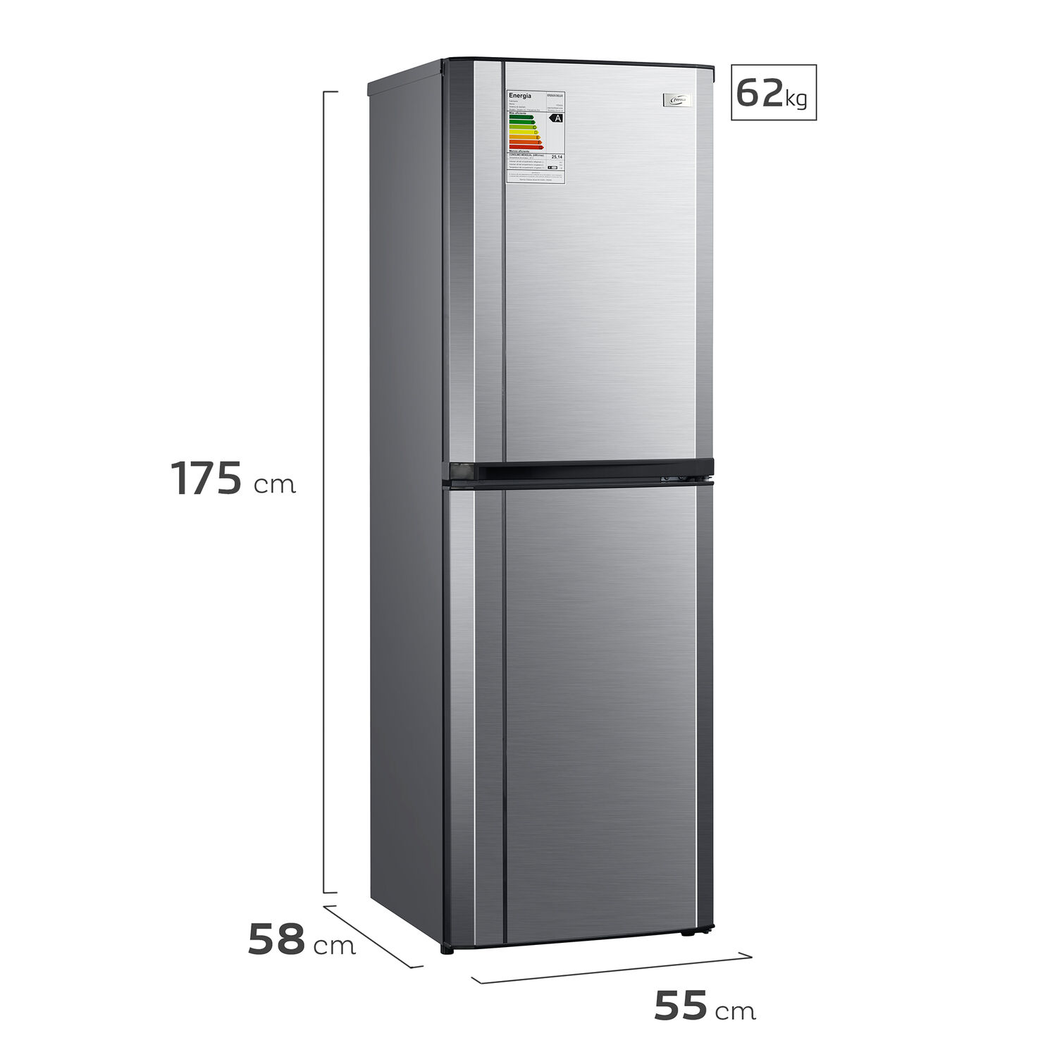 Refrigerador Bottom Freezer Fensa Progress 3100 Plus / Fr&iacute;o Directo / 244 Litros / A image number 8.0
