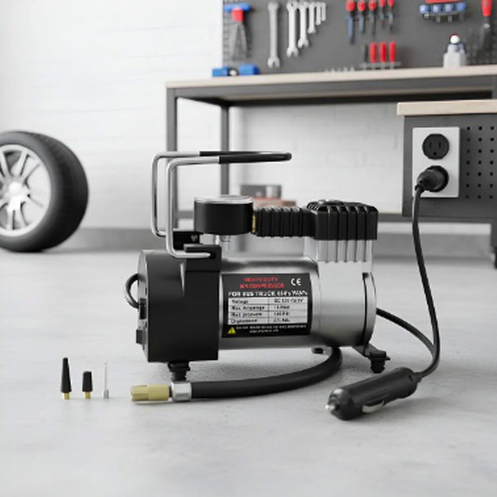 Compresor Aire Metalico Vehiculo 12v image number 0.0