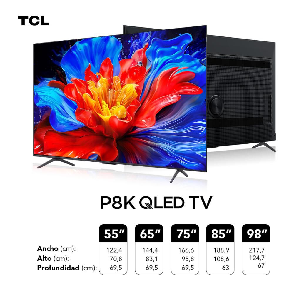 Qled 85" TCL 85P8K / Ultra HD 4K / Smart TV image number 2.0