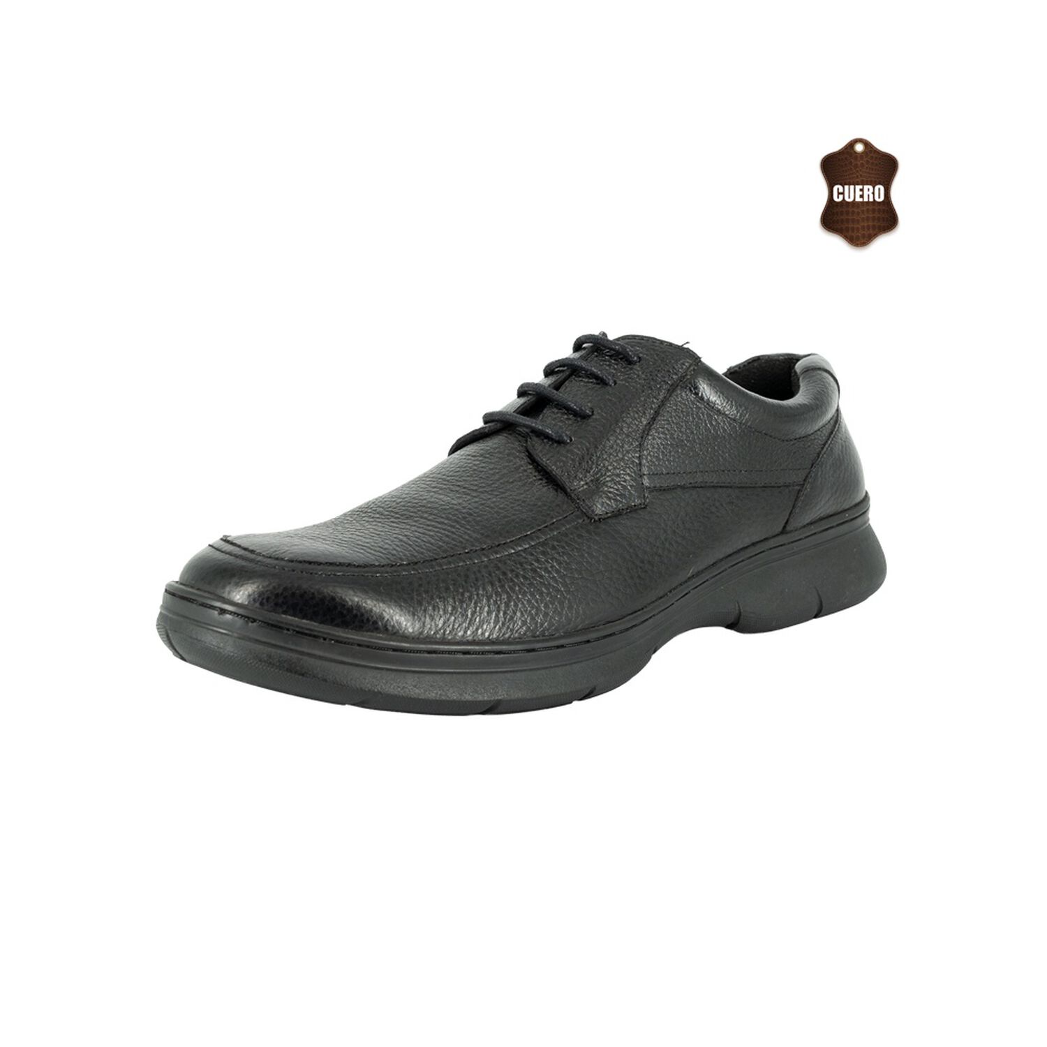 Zapato De Cuero Martin Negro London Adixt image number 0.0