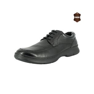 Zapato De Cuero Martin Negro London Adixt