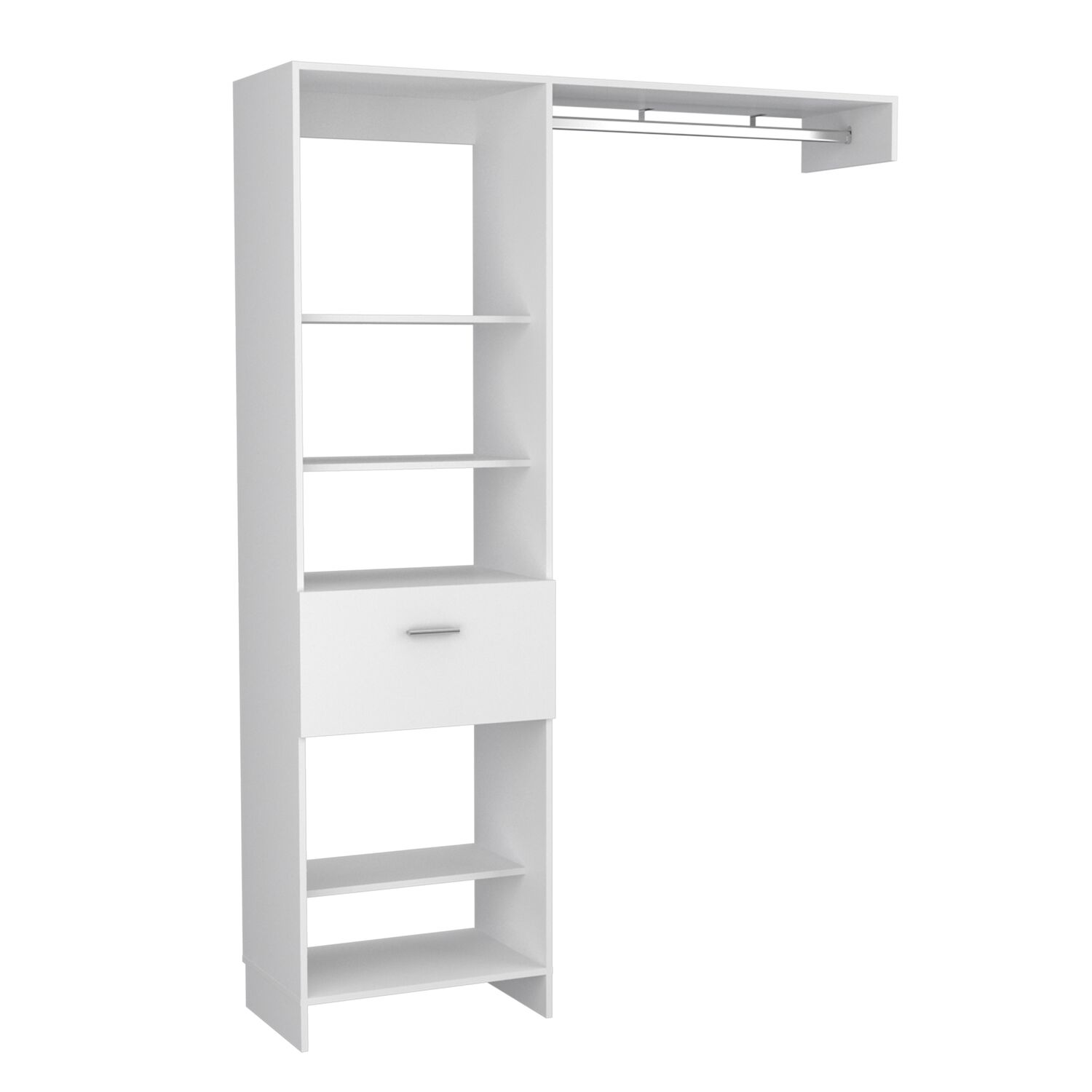 Closet 1 Caj&oacute;n 5 Repisas Fm-014b - Blanco image number 0.0