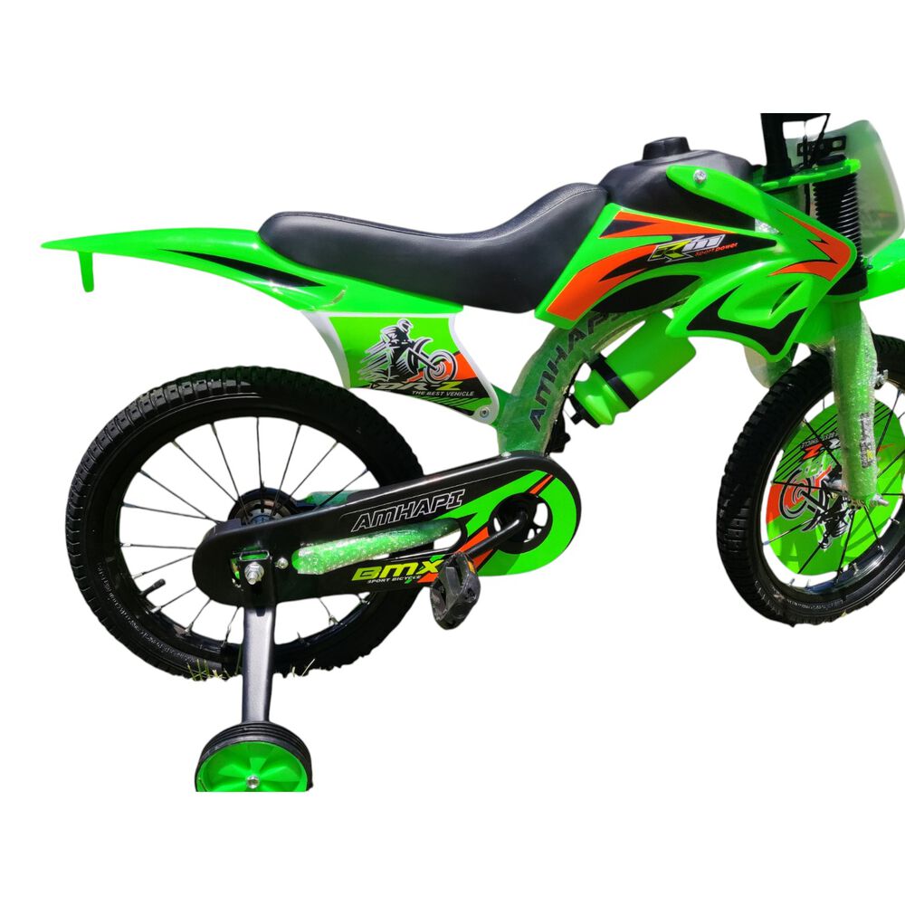 Bicicleta Aro 16 Bicimoto Amhapi Verde image number 3.0
