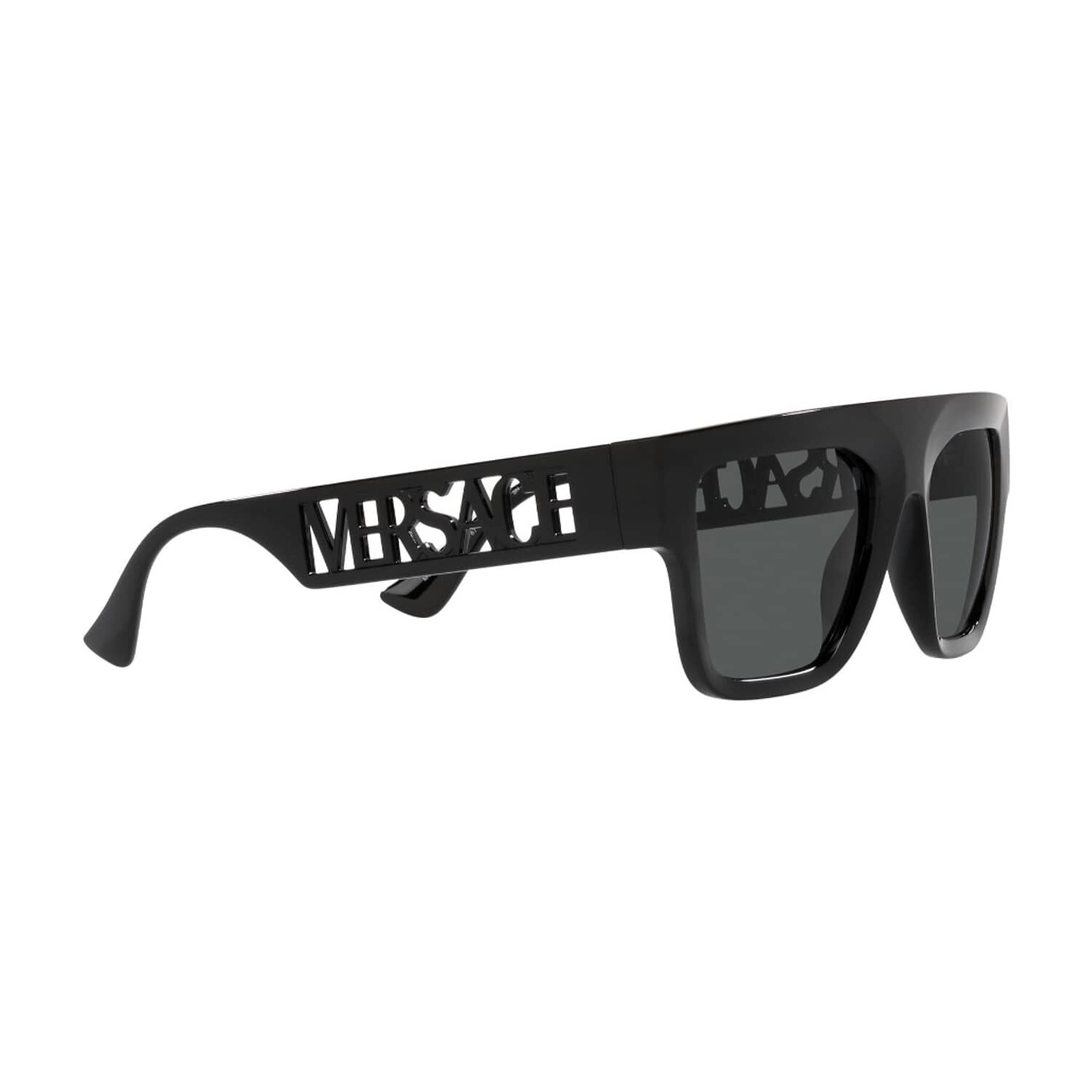 Lentes De Sol 90s Vintage Logo Negro Versace image number 10.0