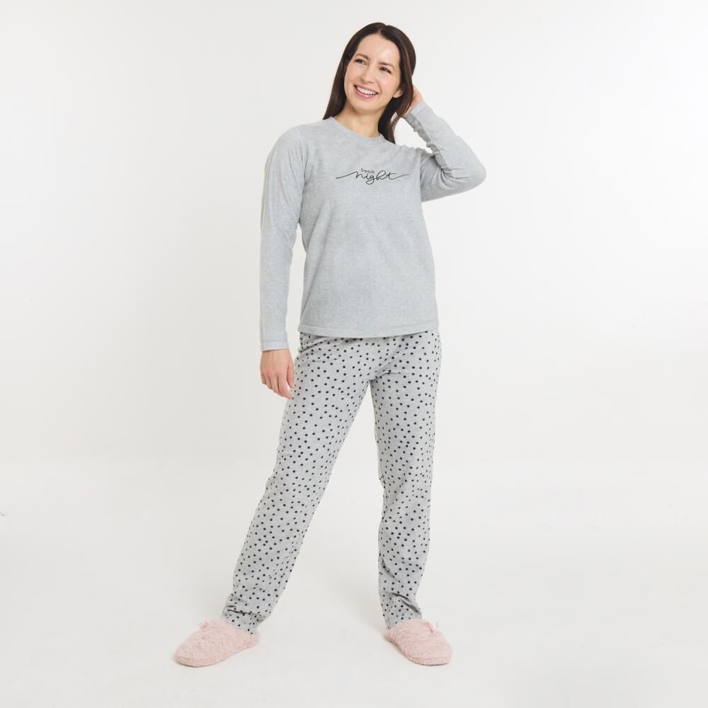 Pijama Polar Manga Larga Mujer Geeps Secret image number 1.0