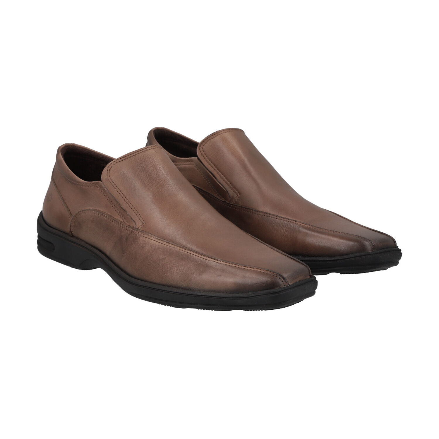 Zapato Hombre Cuero Caf&eacute; Claro Perlatto image number 4.0