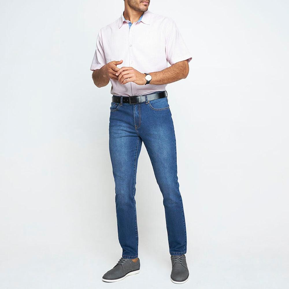 Camisa Oxford Manga Corta Hombre Peroe image number 1.0