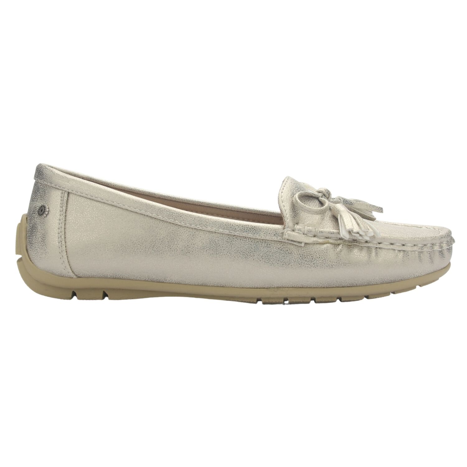 Mocasin Mujer Casual Champagne Chalada Nautico-3 image number 0.0
