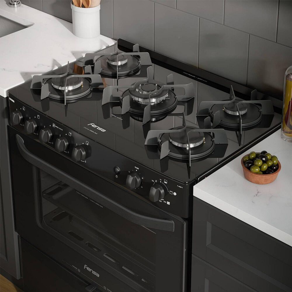 Cocina A Gas 5 Quemadores Fensa F 6500t image number 3.0