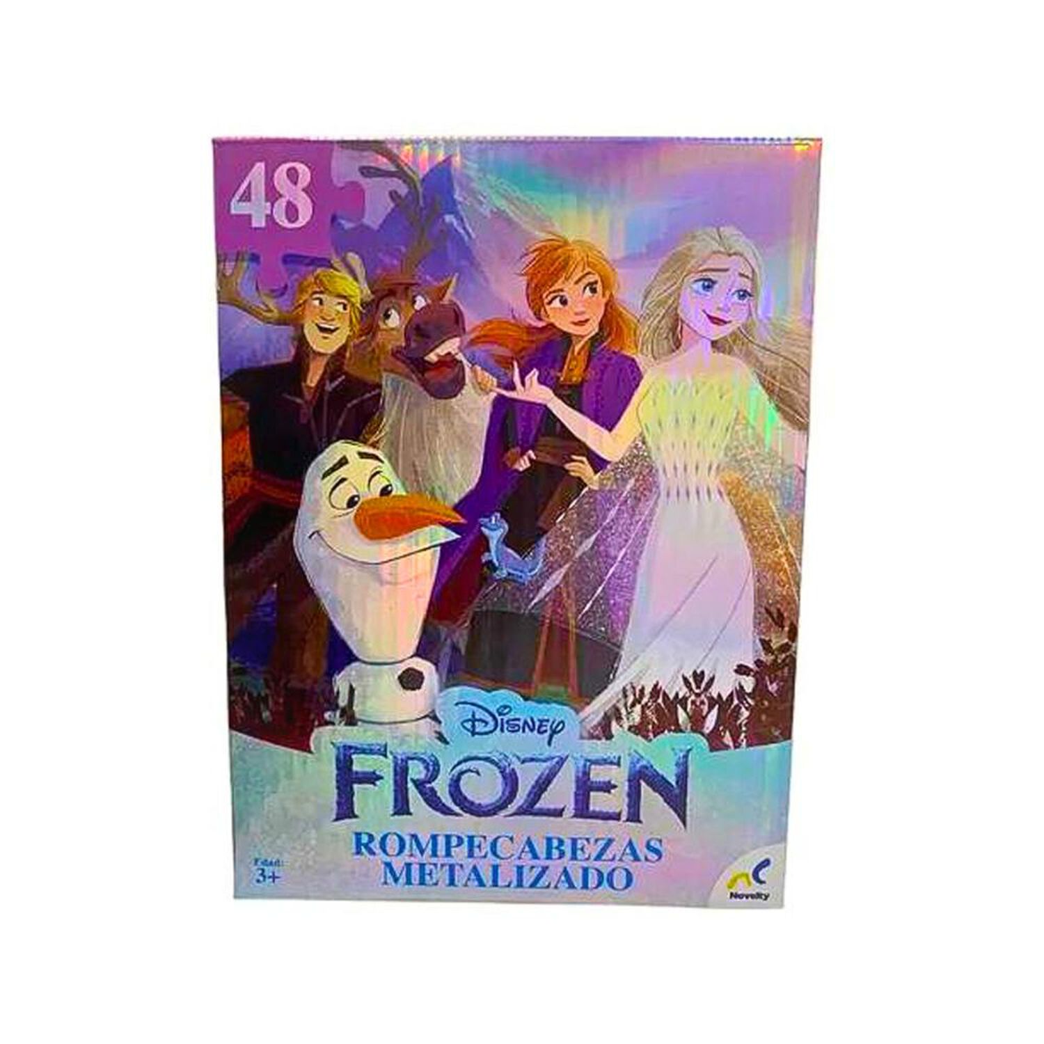 Juego De Mesa Disney Puzzle Metalizado Frozen image number 0.0