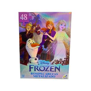 Juego De Mesa Disney Puzzle Metalizado Frozen