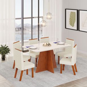 Juego De Comedor Vekkahome Siena / 4 Sillas