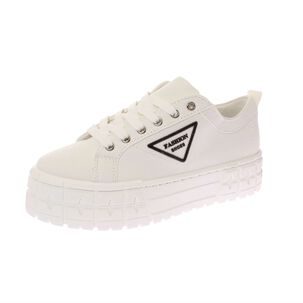 Zapatilla Lona Blanco Andarina Art. 5la7white