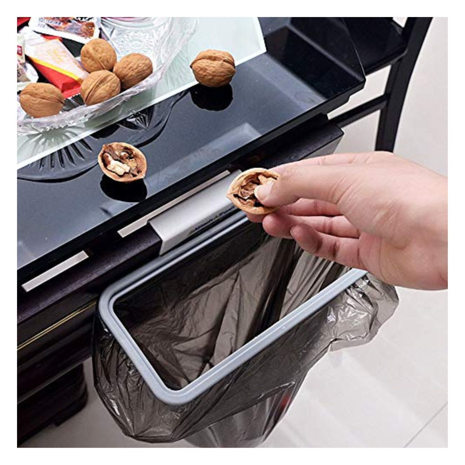 Basurero Portatil Para Cocina Puerta Muebles Plastico image number 4.0