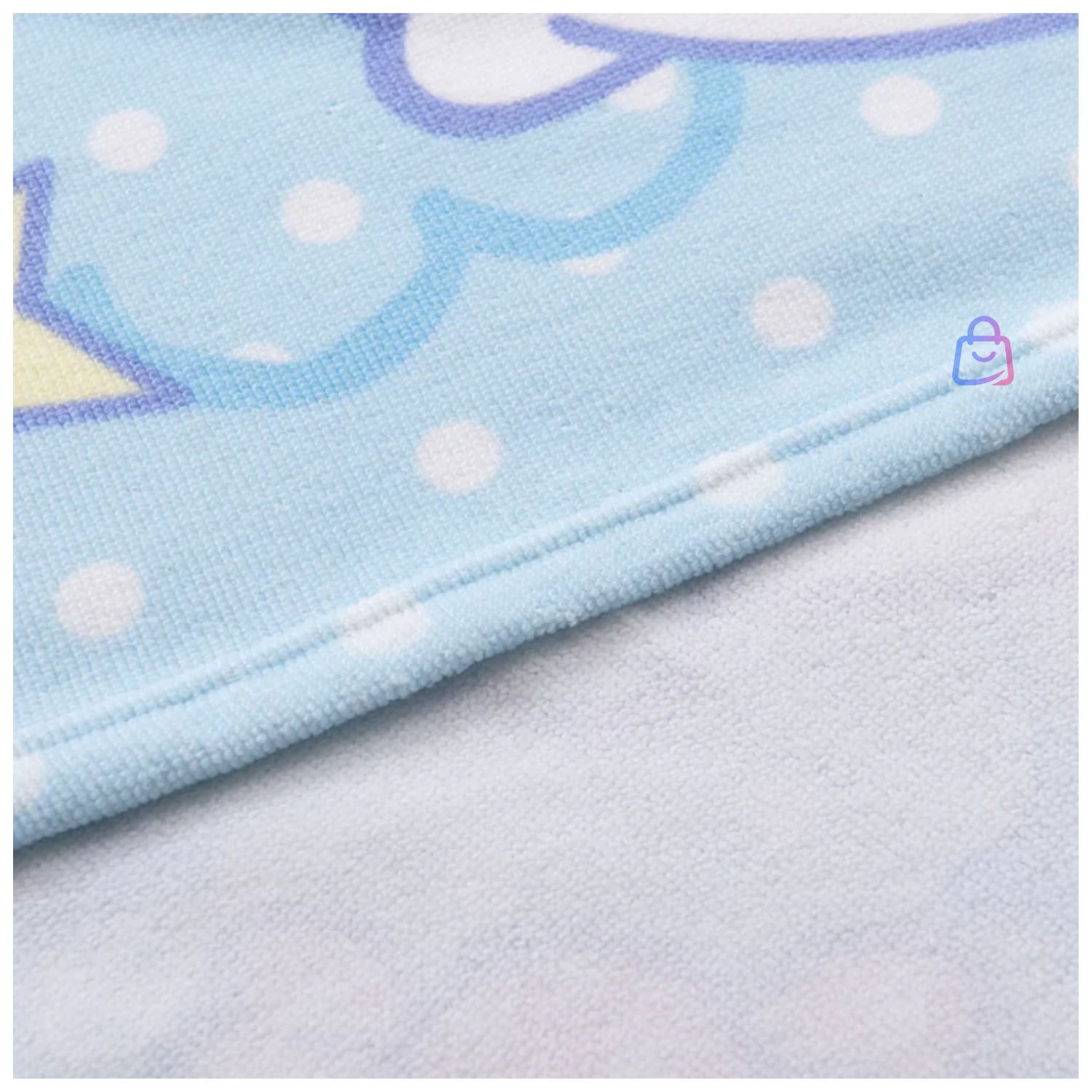 Toalla Playa Con Capucha Cinnamoroll Nubes 60x60 Cm - Ps image number 2.0