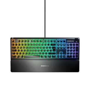 Teclado Gamer Steelseries Apex 3 Negro Rgb Ingl&eacute;s