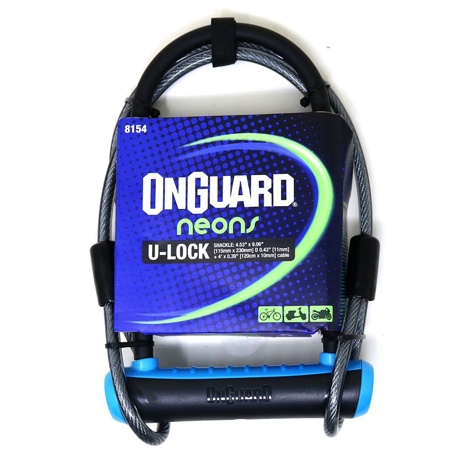 Candado Onguard Llave U-lock Ns Cable 115x230mm image number 3.0
