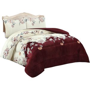 Cobertor De Invierno Plush Con Chiporro 2 Plazas + 2 Fundas De Almohada Ccp-59
