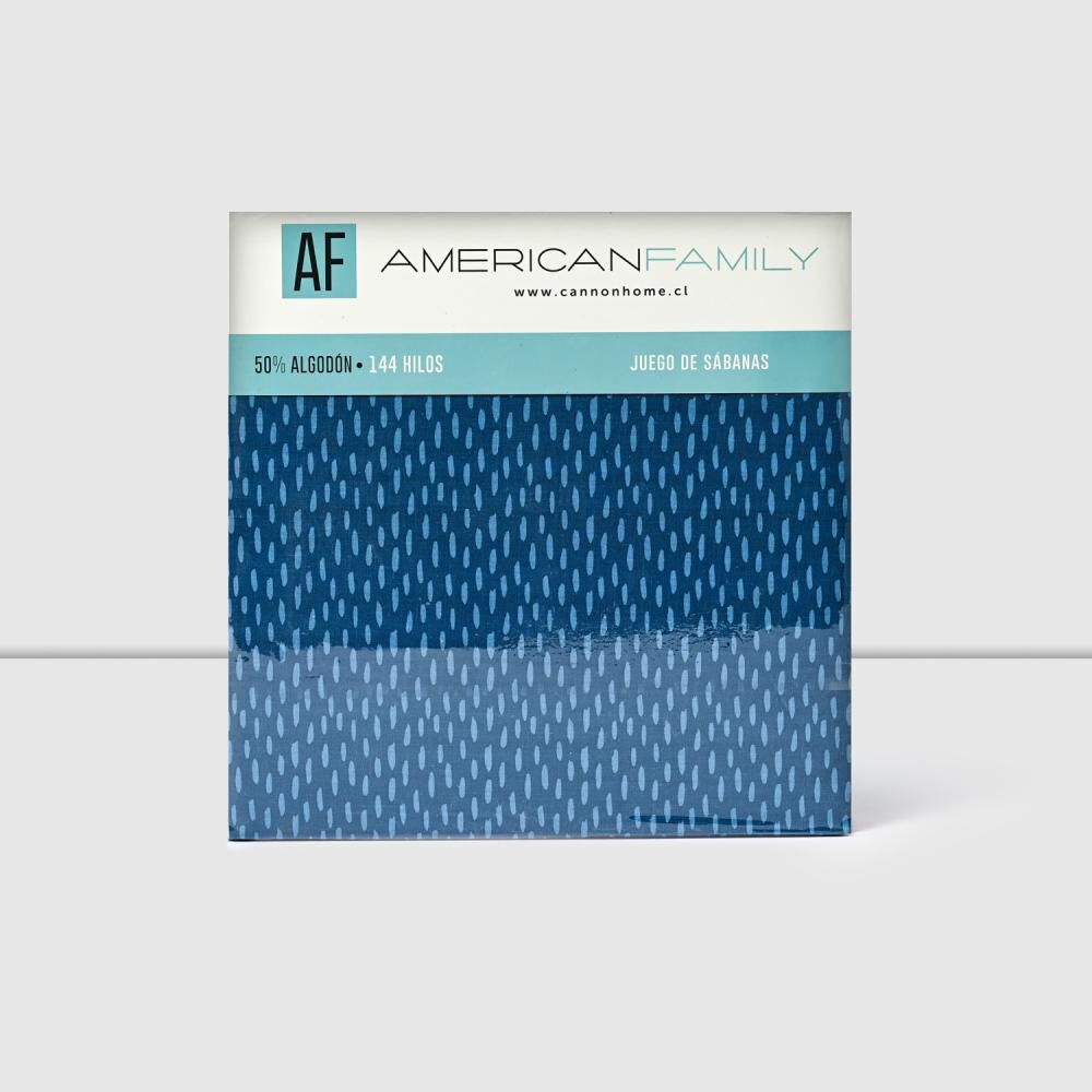 Juego De Sábanas American Family By Cannon Maui / 2 Plazas / 144 Hilos image number 3.0