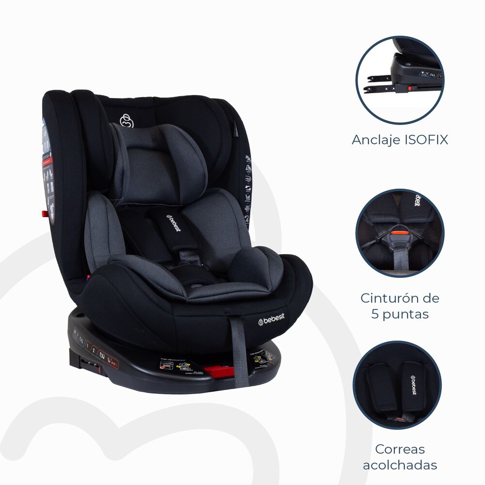 Silla De Auto Convertible 360 Onefix Grey image number 5.0