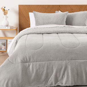 Plum&oacute;n Sherpa Mashini Corduroy Coral / 2 Plazas