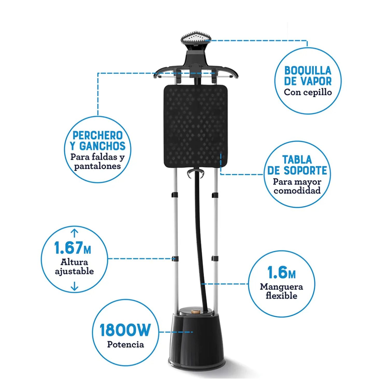 Oster Vaporizador De Prendas Con Tabla De Soporte Gcstgs7050 image number 2.0