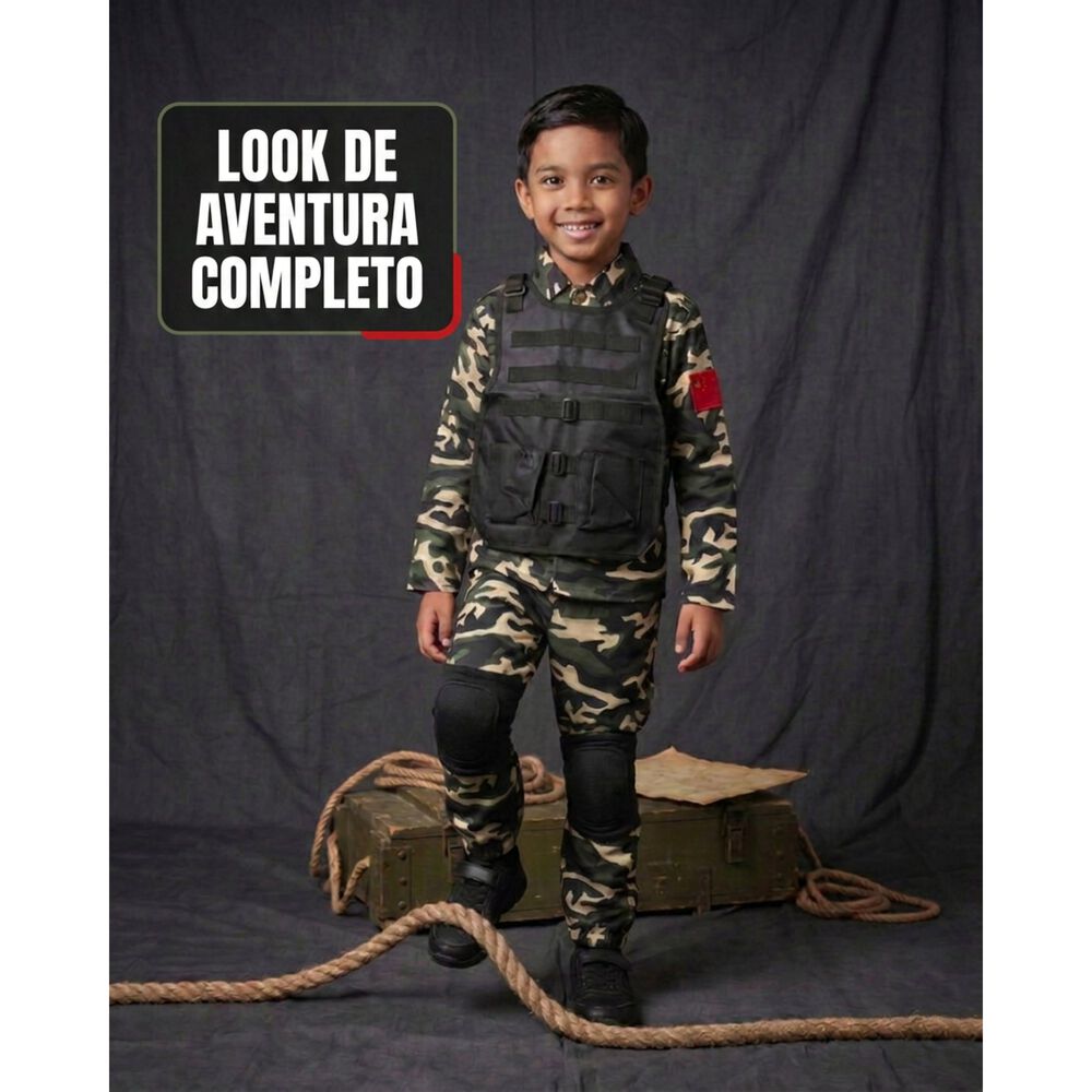 Disfraz Infantil Militar Marino Navy Seal Usa image number 3.0