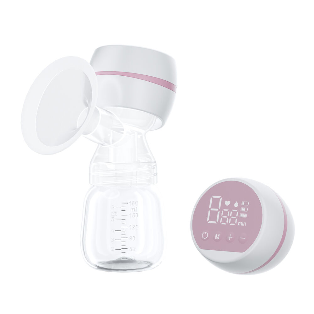 Extractor De Leche Automático Batería Rosado - Babymine image number 0.0
