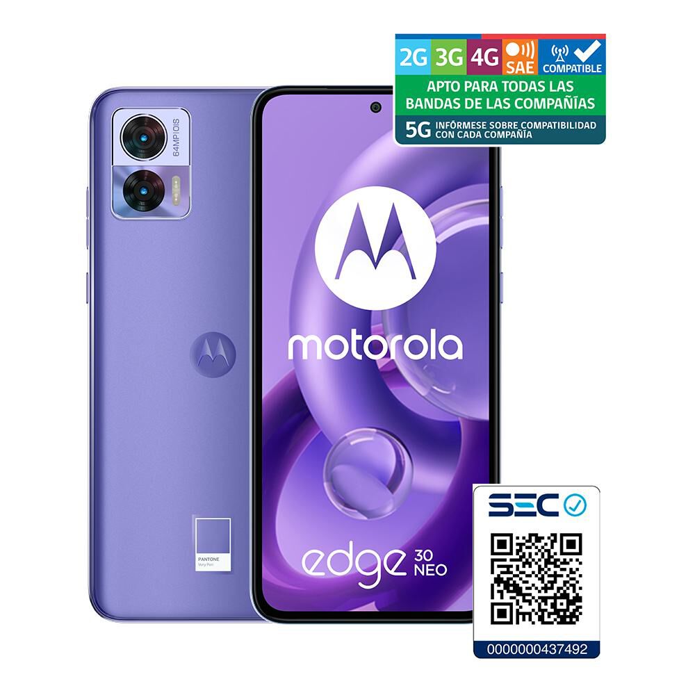 Smartphone Motorola Edge 30 Neo / 5G / 128 GB / Liberado
