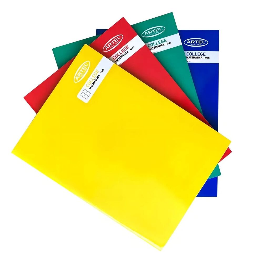 Pack X 4 Cuaderno College 100 Hojas 5 Mm / Amarillo Artel image number 3.0