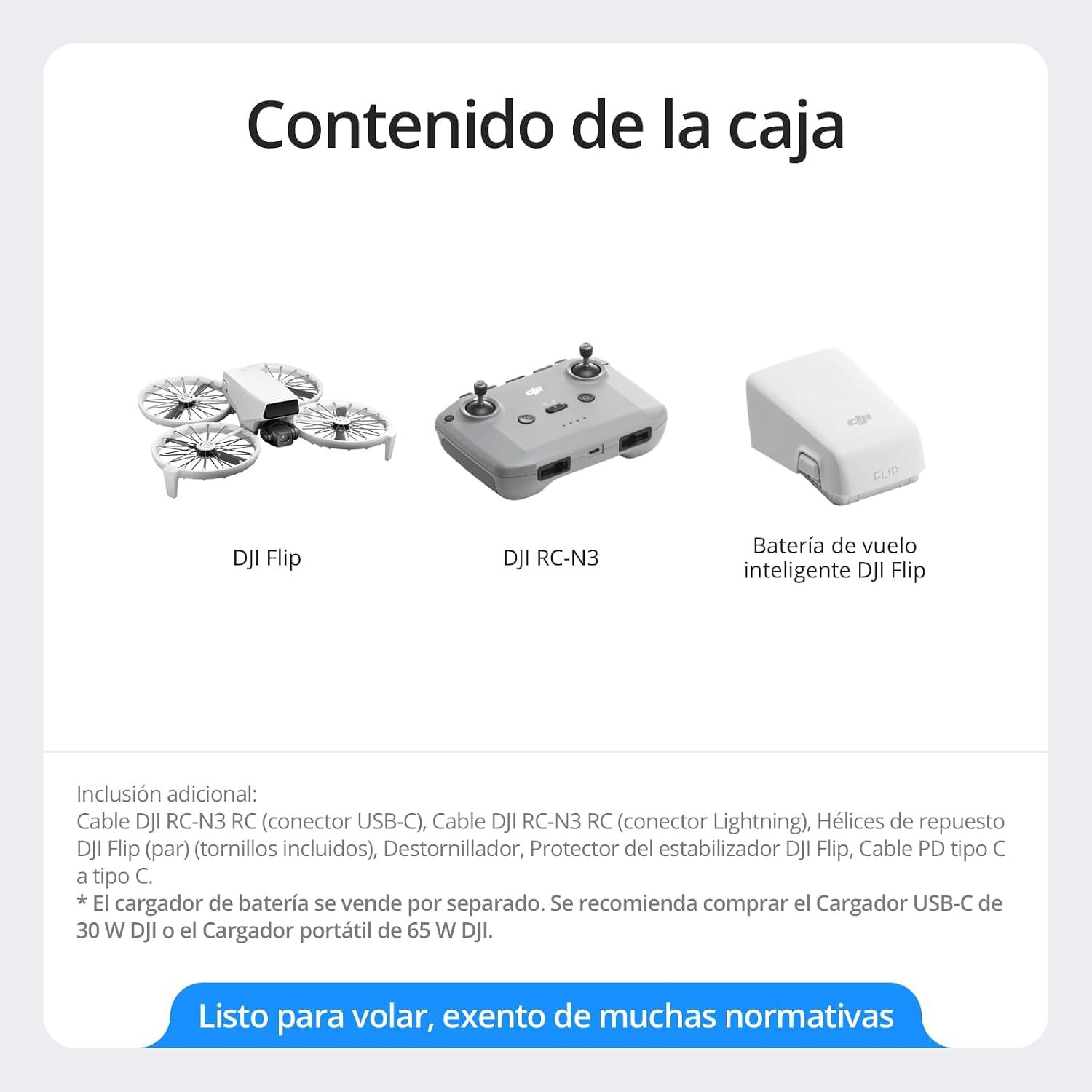 Dji Flip Gl (rc-n3) Dron Con C&aacute;mara 4k Uhd Estabilizaci&oacute;n En 3 Ejes image number 2.0