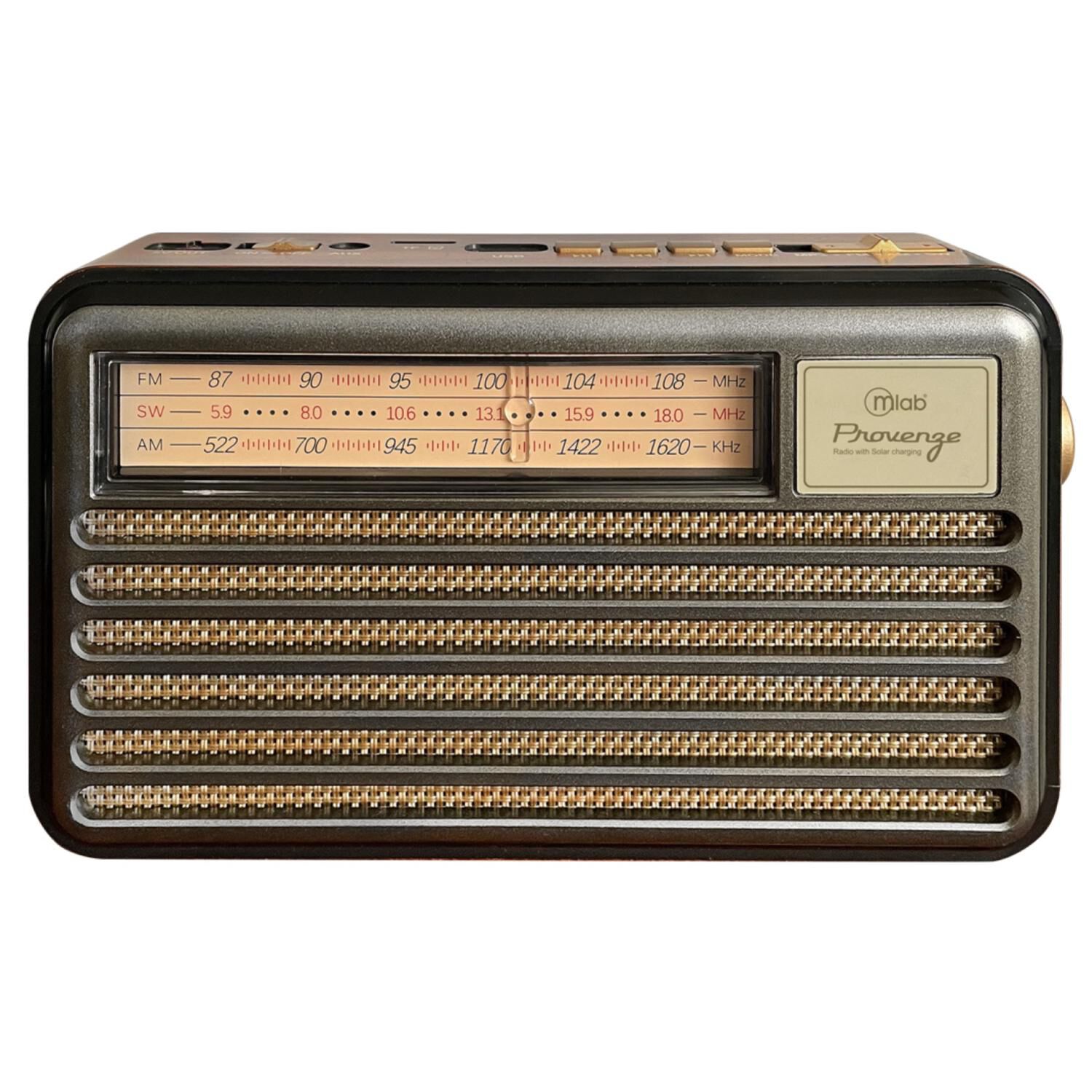 Radio Parlante Bluetooth Aux Usb Fm Am Sw Vintage Provenze image number 1.0