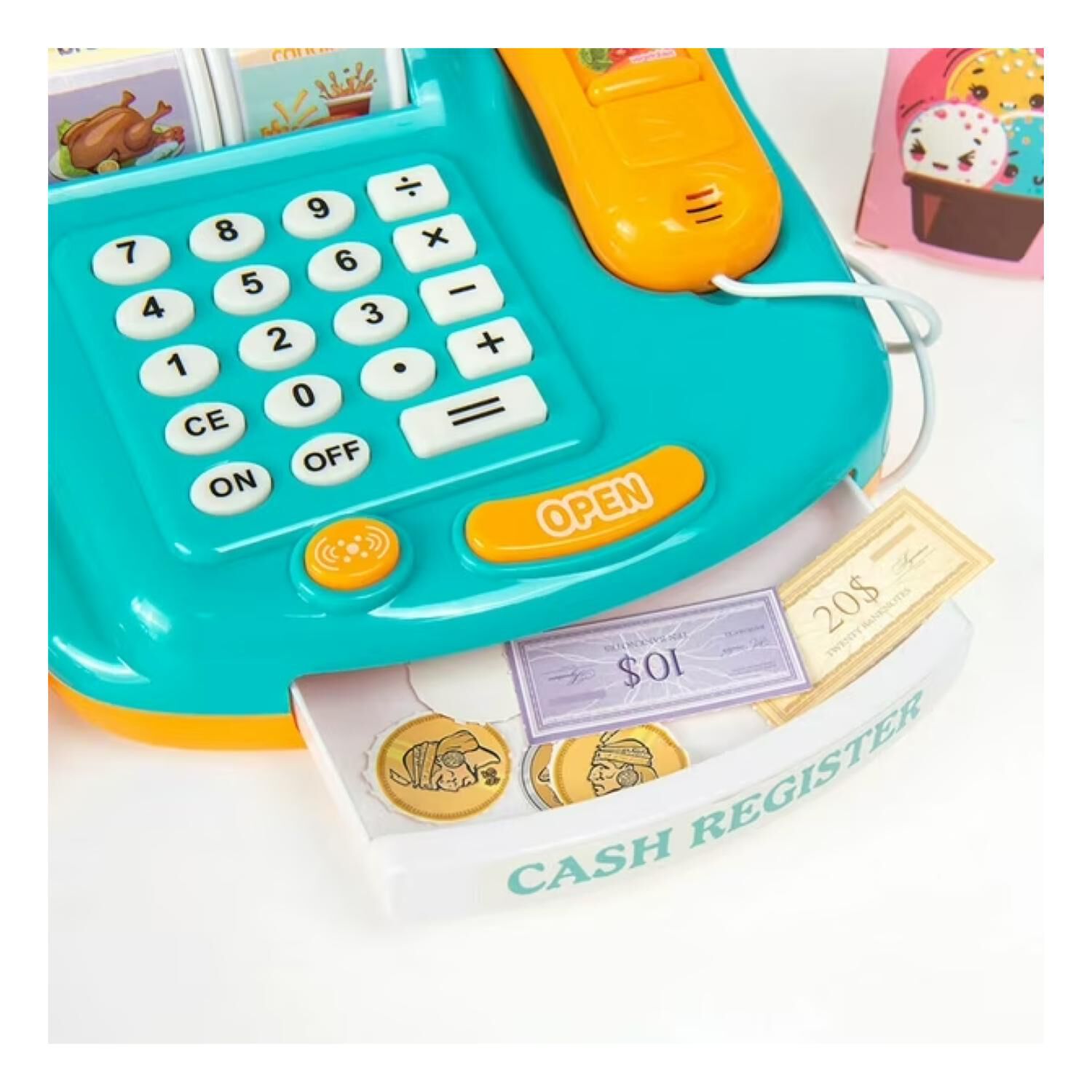 Juguete Caja Registradora Luces Sonidos Accesorios Infantil image number 1.0