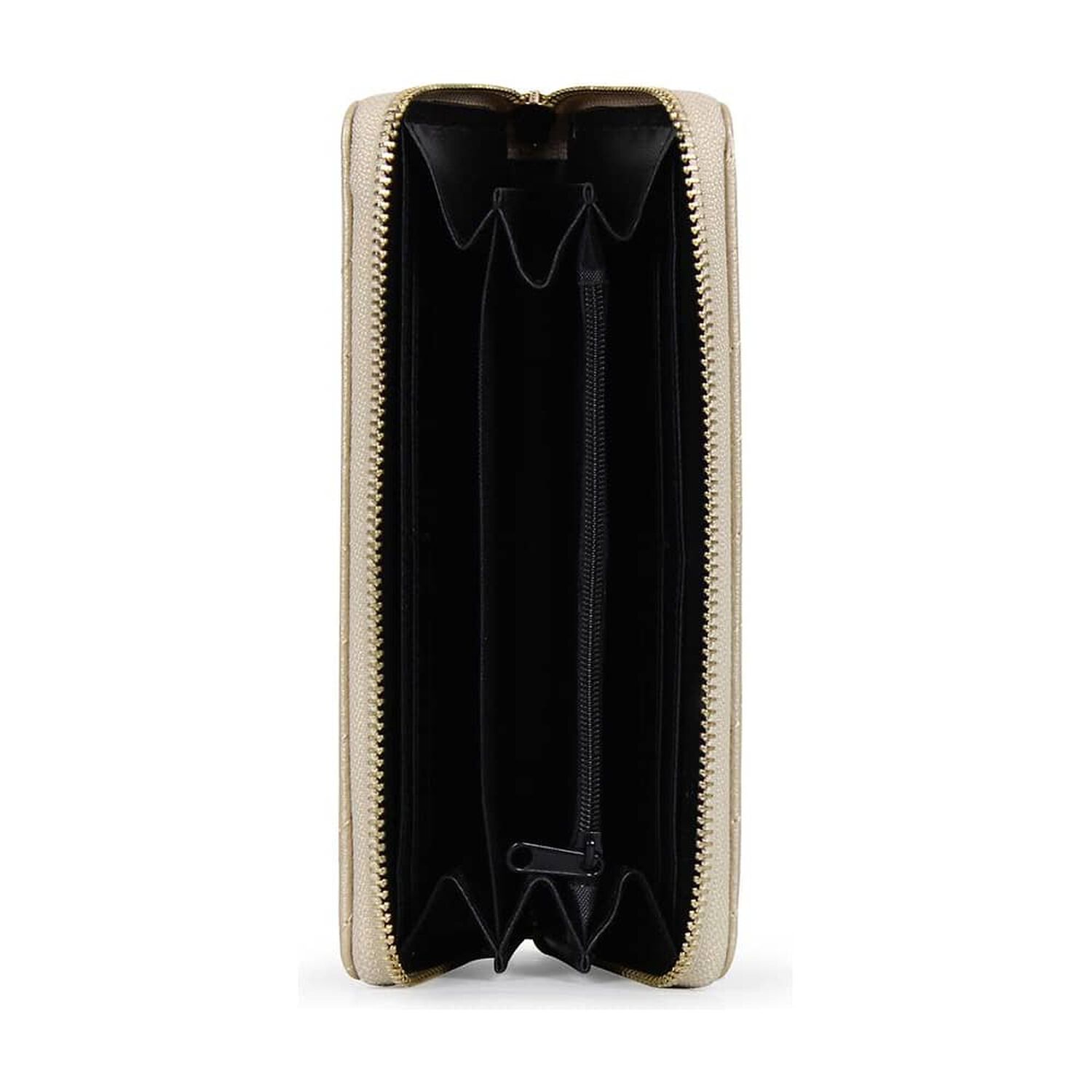 Billetera De Mujer Ava Beige Carven image number 2.0