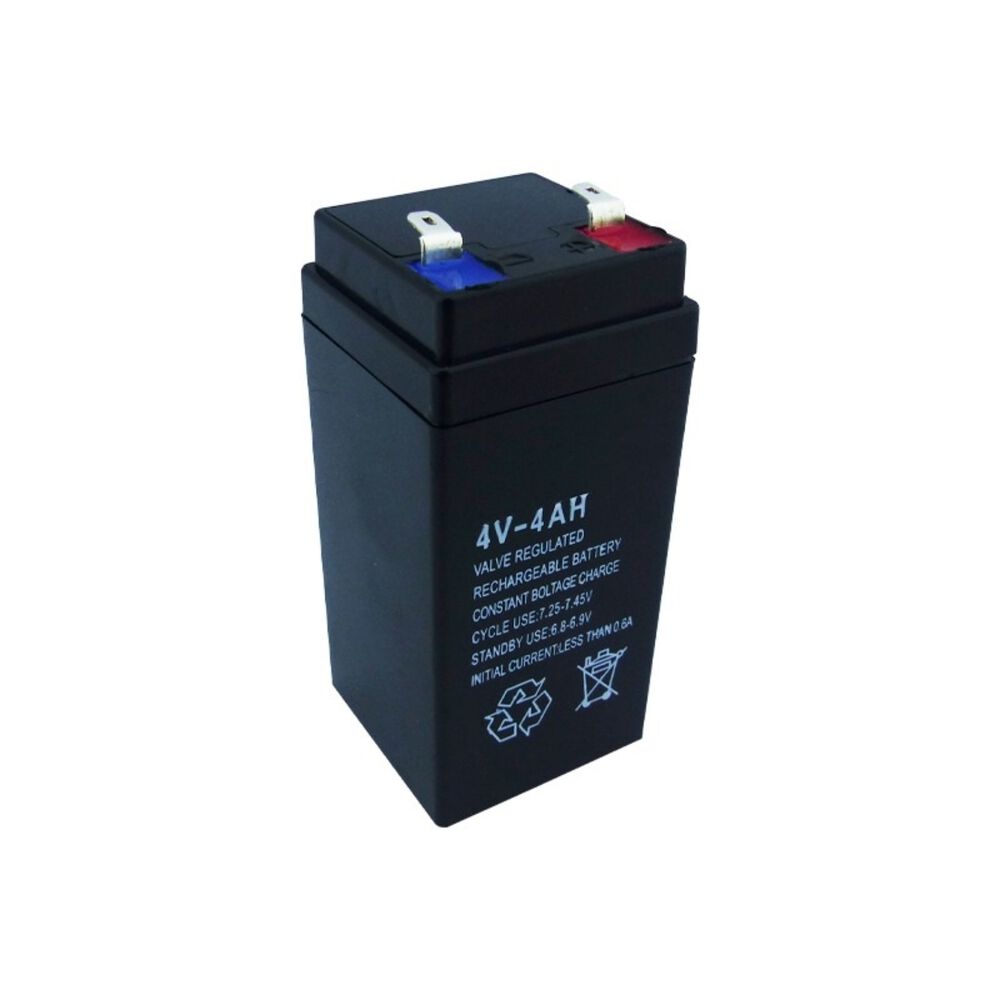 Bateria 4 Volt 4 Amperes Repuesto Ideal Para Balanzas De Feria Y Otros image number 2.0
