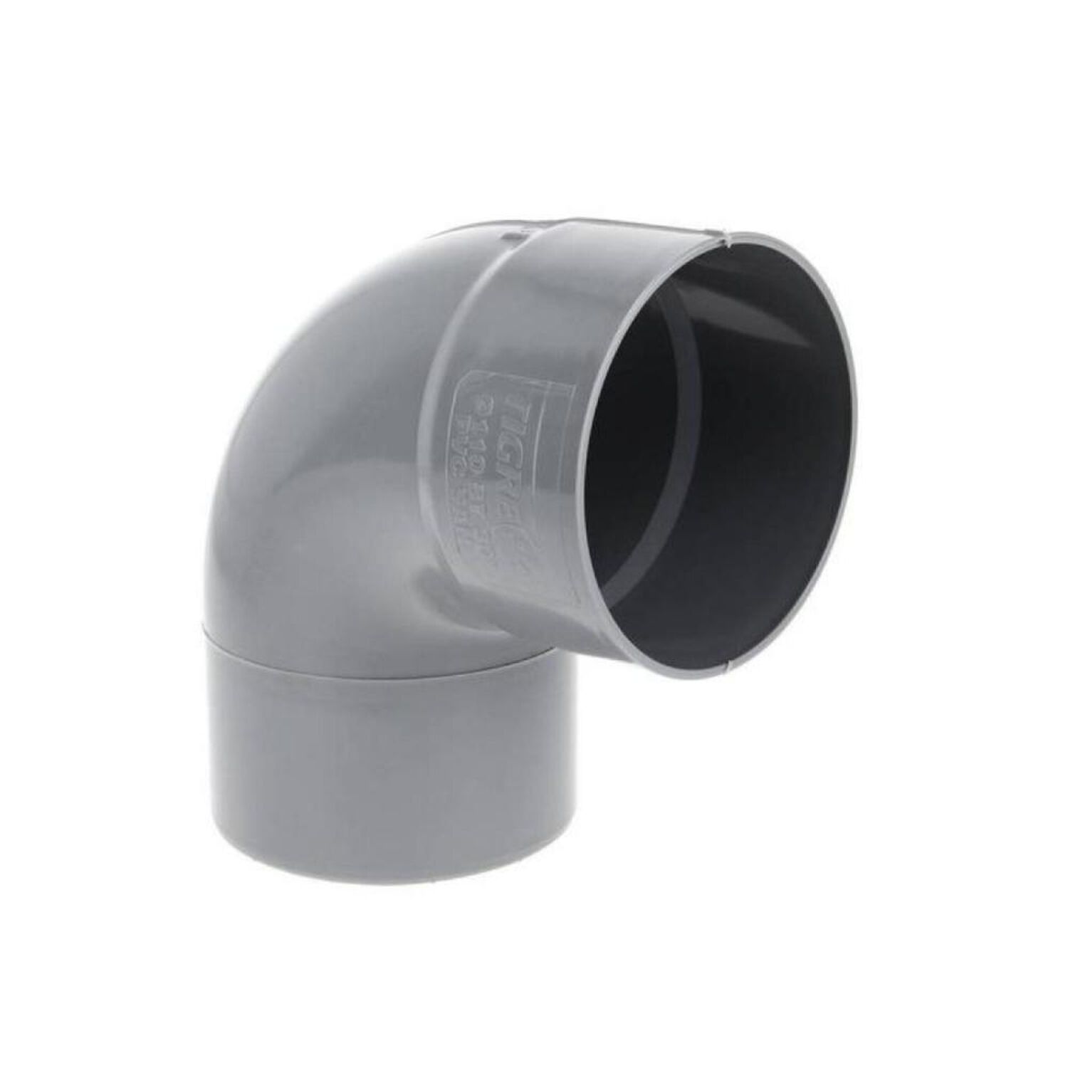 Codo Pvc Sanitario 110mm * 90 Grados Gris Petroflex image number 1.0