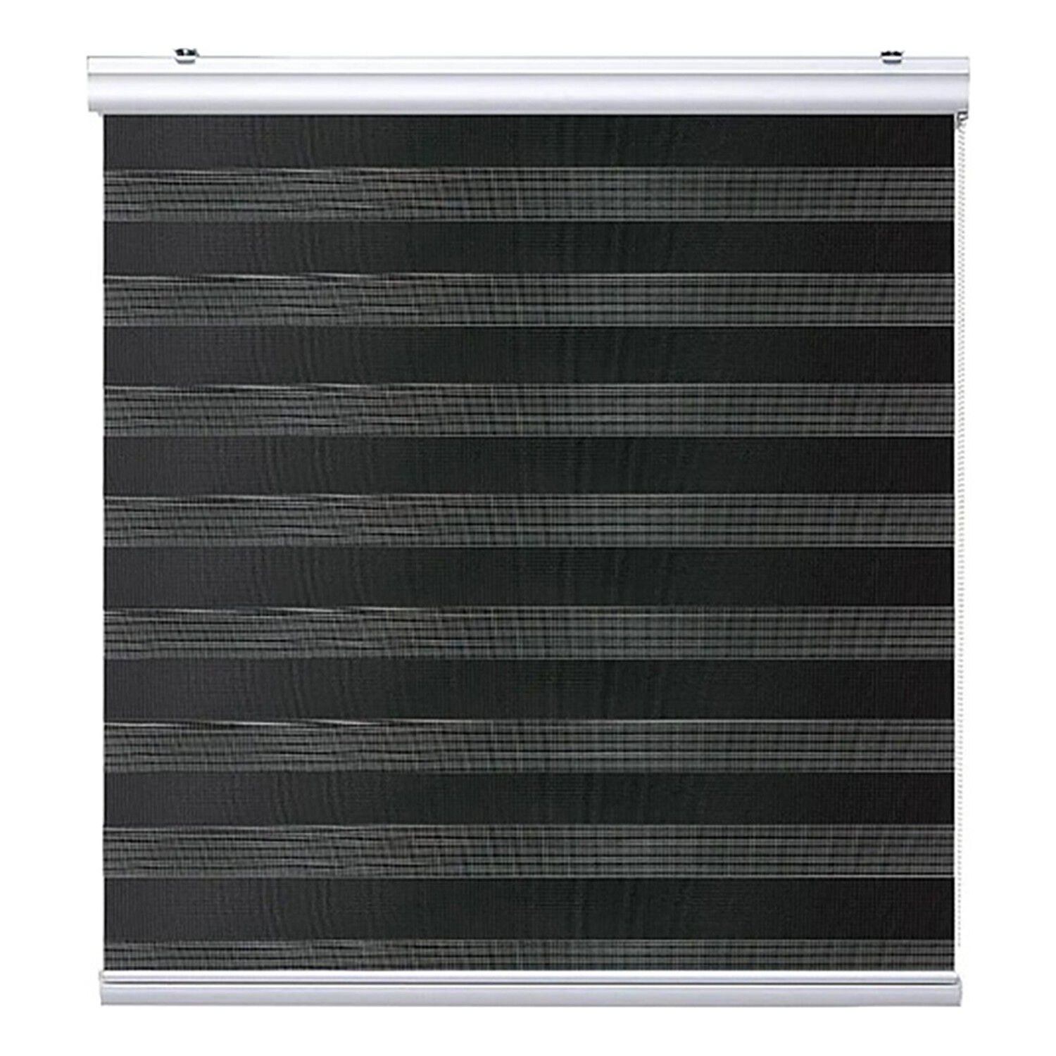 Cortina Roller Duo Zebra 100x180cm Negro Dia Noche image number 4.0