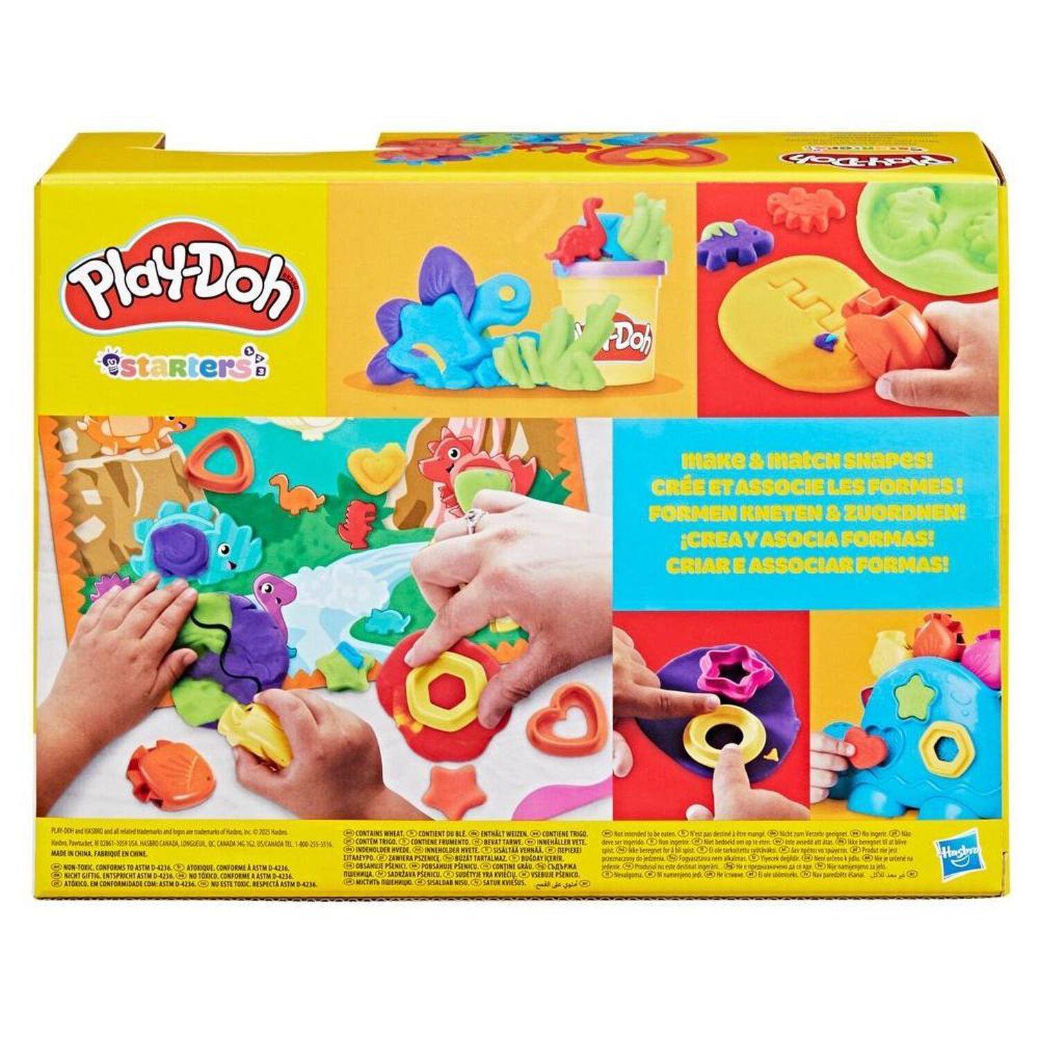 Set De Masa Moldeable Play Doh Starters Dinosaurio Forma Y Colores image number 3.0