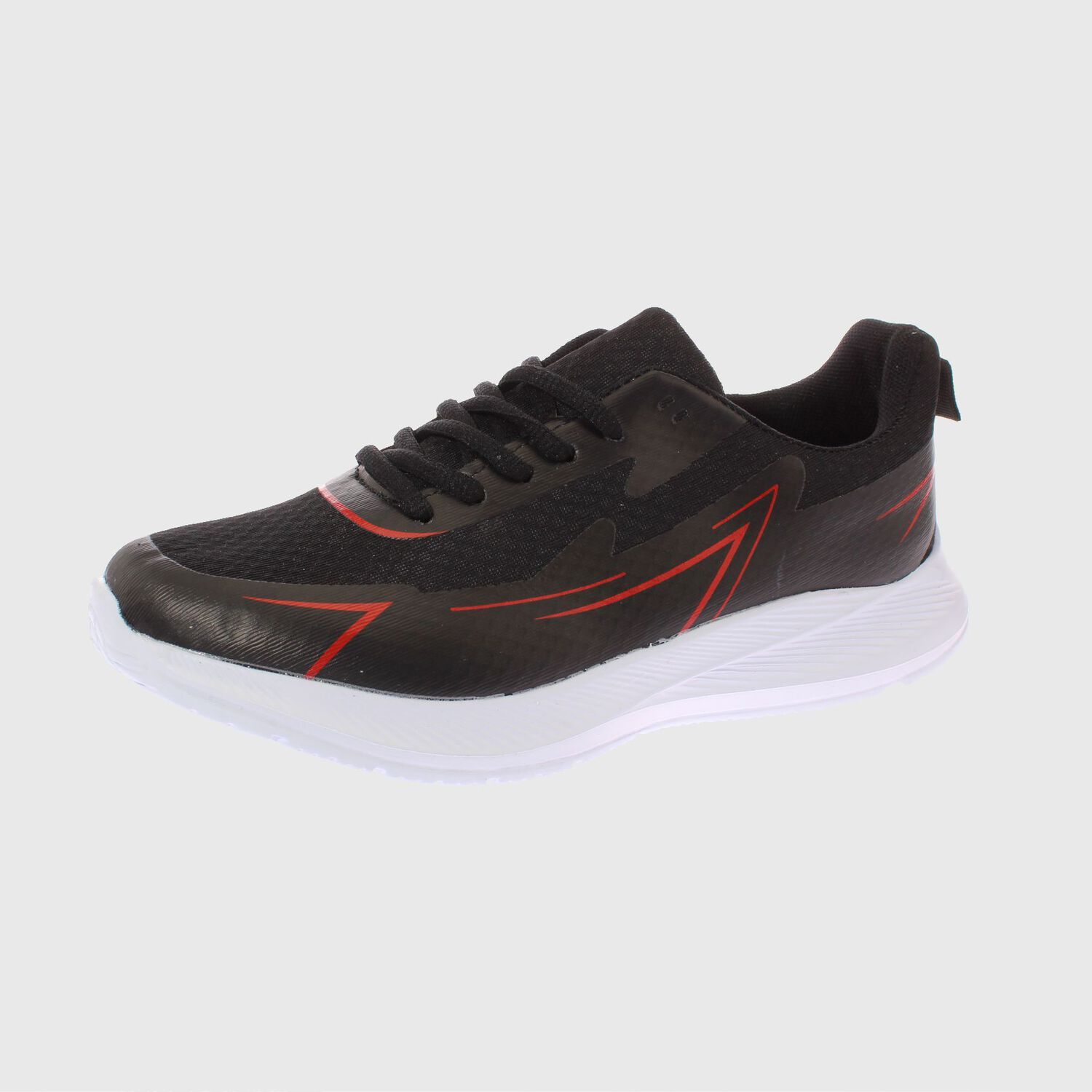 Zapatilla Negro/rojo V&iacute;a Franca Art. 8s2206a0090black image number 1.0