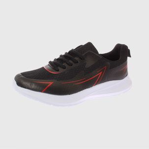 Zapatilla Negro/rojo V&iacute;a Franca Art. 8s2206a0090black