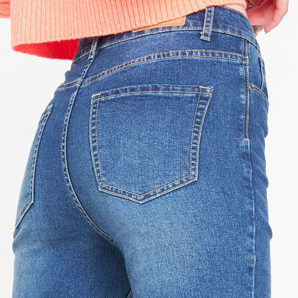 Jeans Mujer Tiro Alto Culotte Freedom image number 4.0
