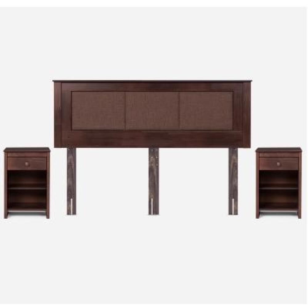 Cama Europea Rosen New Style 4 Plus / King / Base Dividida + Set De Maderas Rachel image number 10.0