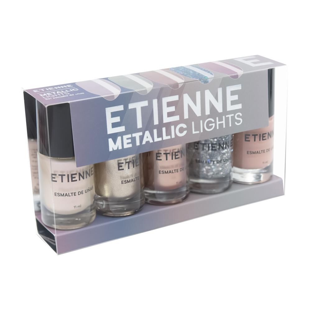 Set De Esmaltes Metallic Lights Etienne image number 0.0
