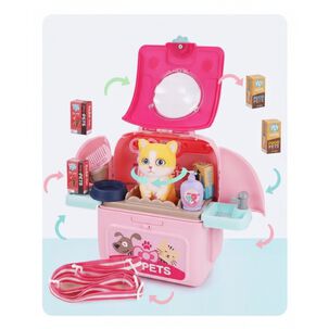 Juguete Set Mochila De Veterinario Gatito Para Ni&ntilde;os