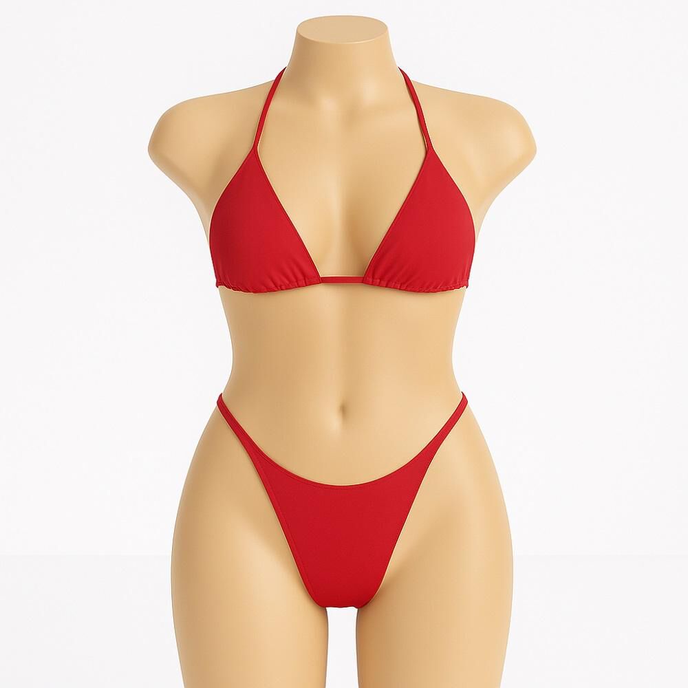 Traje De Baño Mujer Con Realce Minibikini Brasileño 2022 image number 8.0