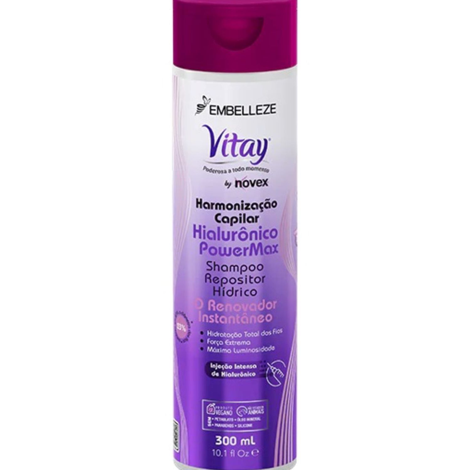 Shampoo Hialur&oacute;nico Powermax 300ml. image number 0.0