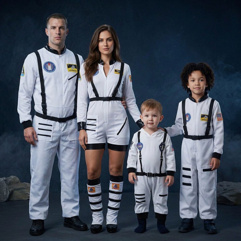 Disfraz Astronauta Cosplay Juego Rol Traje Espacial Ni&ntilde;os image number 19.0