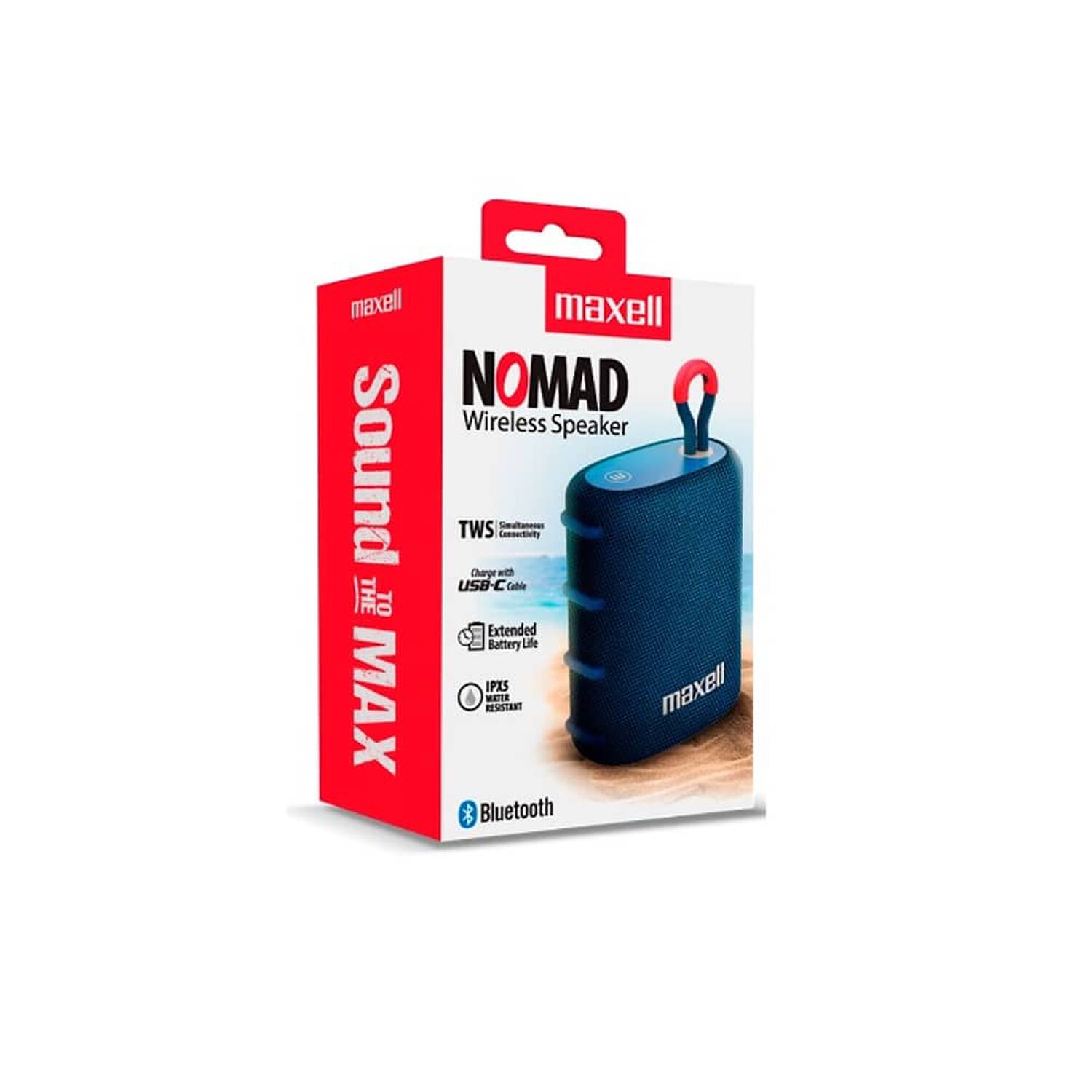 Parlante Bluetooth Maxell Port&aacute;til Bt-nomad image number 0.0
