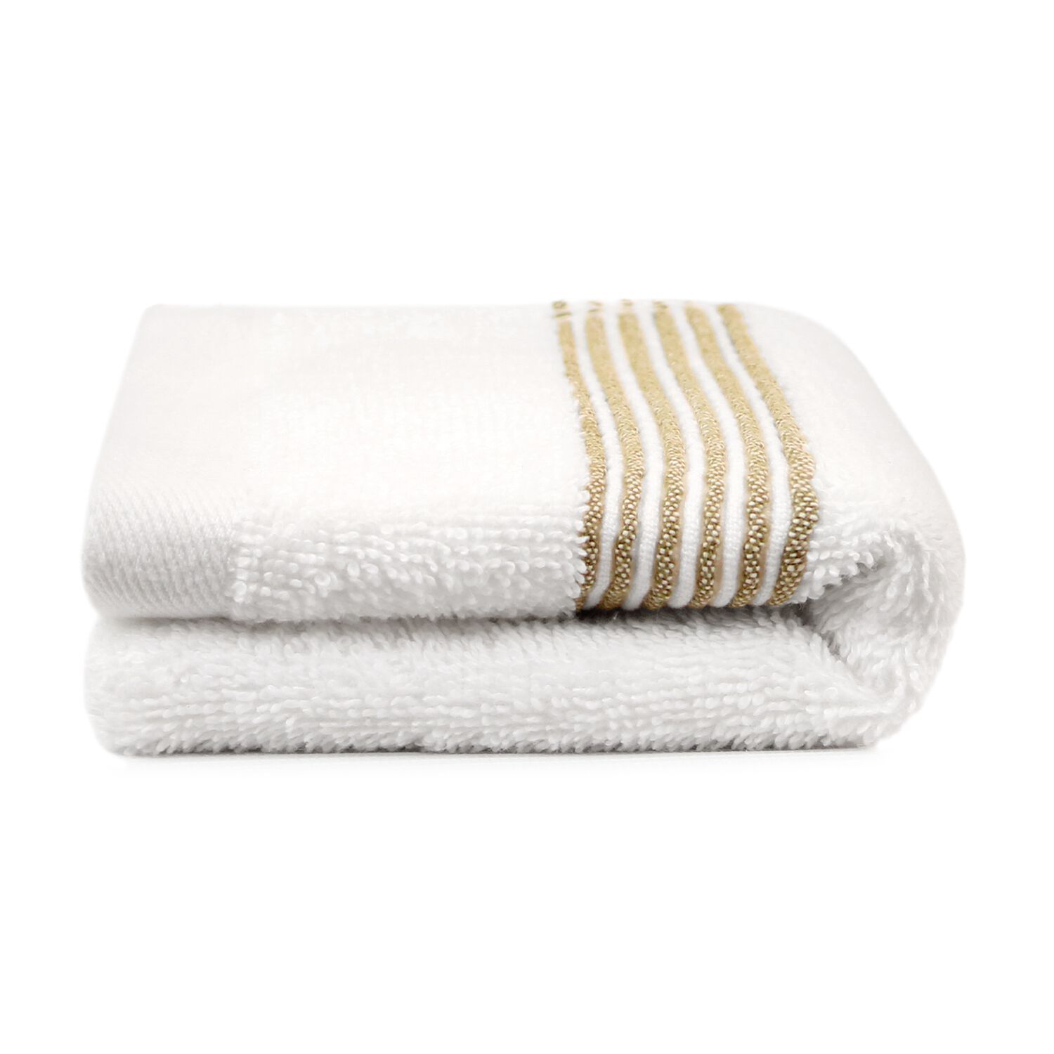 Toalla De Cara Mav Nautica 100% Algod&oacute;n Suave 30x50cm Blanca-verde image number 1.0