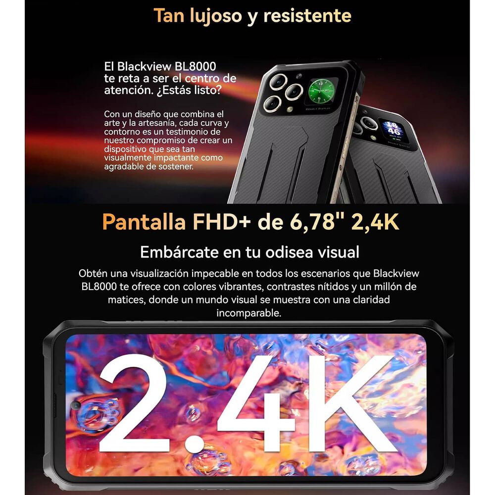 Blackview Bl8000 - Resistente 5g, Ip68, Ip69k Y Mil-std-810h image number 3.0